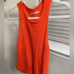 J Brand Vibrant Orange Tank Top, XS